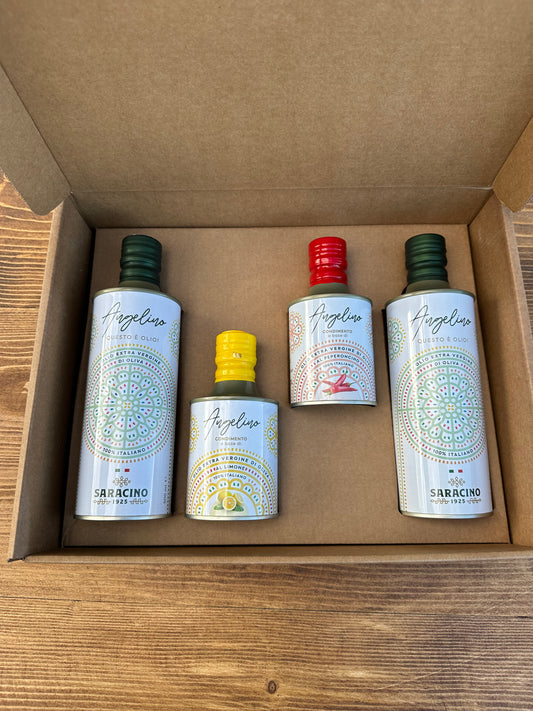 Box Assaggio - Olio Novello Extravergine e aromatizzati