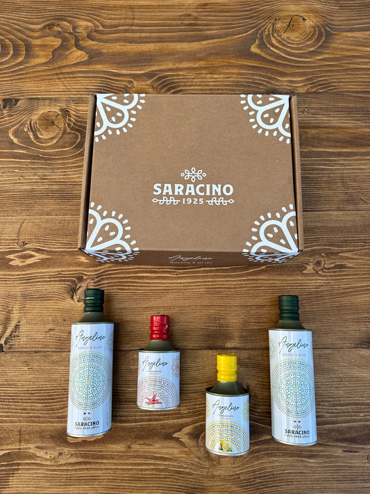 Box Assaggio - Olio Novello Extravergine e aromatizzati